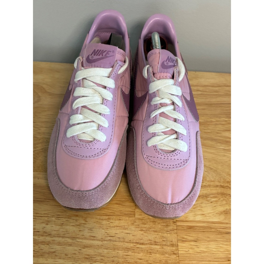 Vintage Nike Waffle Trainer Pink Purple Sneakers 830507PD Womens Size 7 rare - Picture 2 of 16